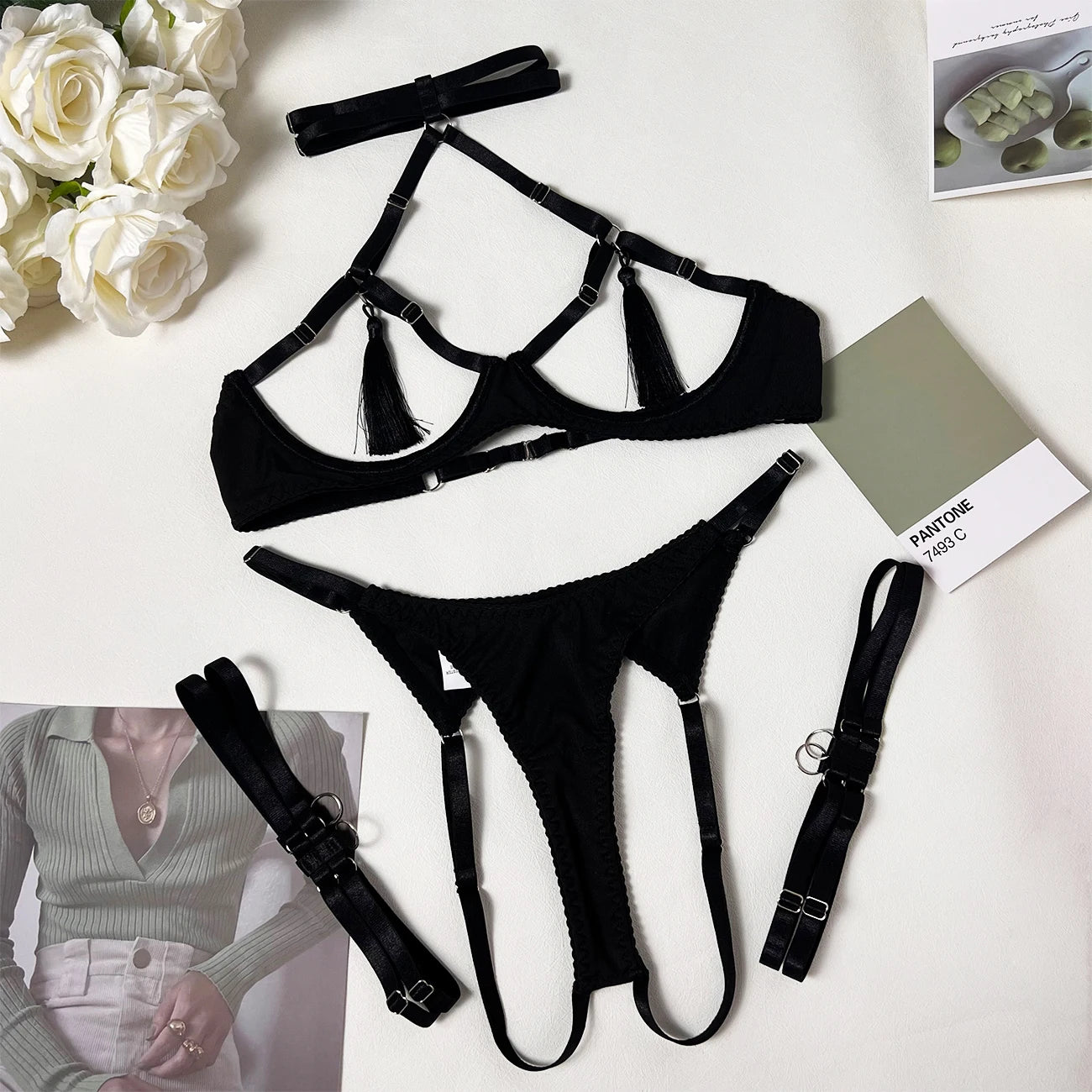 SOFIA - Three-piece underwear set