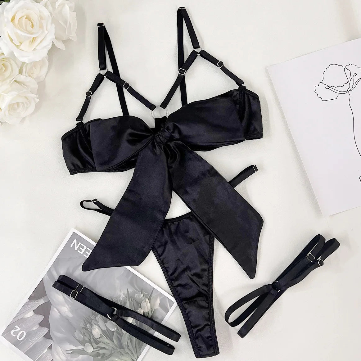 BELLE - Three-piece underwear set